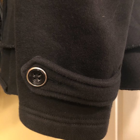 Maurice's Black Pea Coat - Picture 5 of 11